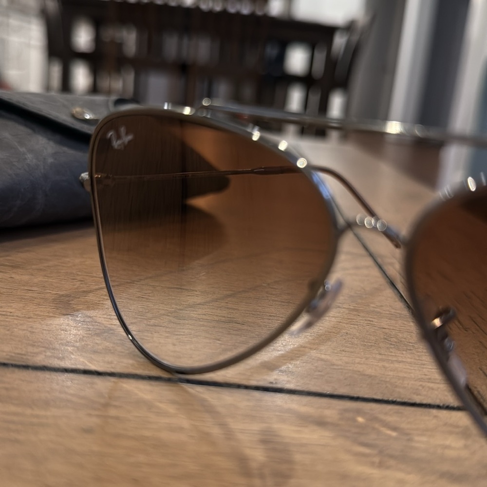 Ray Ban Aviator Reverse Sunglasses - Picture 6 of 7